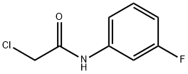 N-(氯乙酰)-3-氟苯胺 结构式
