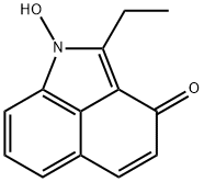 Benz[cd]indol-3(1H)-one, 2-ethyl-1-hydroxy- (9CI) 结构式