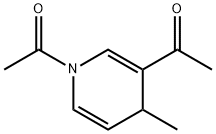 1,3-DIACETYL-1,4-DIHYDRO-4-METHYLPYRIDINE 结构式