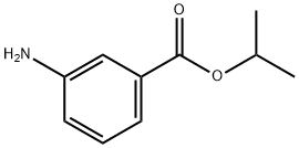 3-氨基苯甲酸异丙酯 结构式