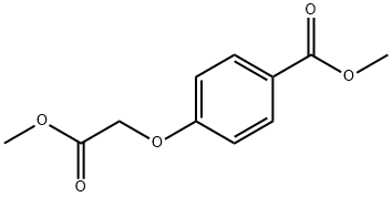 4-甲氧羰基甲氧基-苯甲酸,甲酯 结构式
