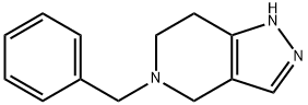 5-苄基-4,5,6,7-四氢-1H-吡唑-(4,3-C)哌啶 结构式