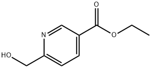 6-(羟甲基)烟酸乙酯;6-(羟甲基)吡啶-3-羧酸乙酯 结构式