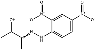 3-Hydroxy-2-butanone 2,4-dinitrophenyl hydrazone 结构式