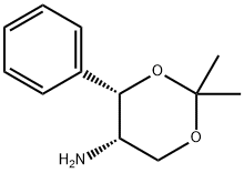 (4S,5S)-2,2-dimethyl-4-phenyl-1,3-dioxan-5-amine 结构式