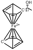 (R)-1-二茂铁基乙醇 结构式