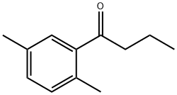 1-(2,5-二甲基苯基)丁-1-酮 结构式