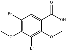 3,5-Dibromo-2,4-dimethoxybenzoic acid 结构式
