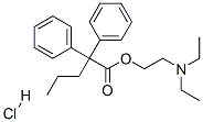 2-DIETHYLAMINOETHYL2,2-DIPHENYLVALERATEHYDROCHLORIDE 结构式