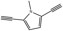 1H-Pyrrole, 2,5-diethynyl-1-methyl- (9CI) 结构式