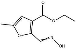 3-Furancarboxylicacid,2-[(hydroxyimino)methyl]-5-methyl-,ethylester(9CI) 结构式