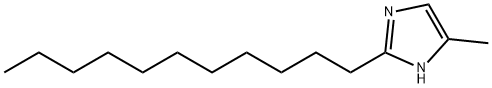 4-甲基-2-十一烷基咪唑 结构式