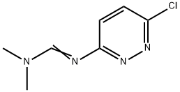 [2-(6-氯-3-哒嗪基)-2-氮杂乙烯基]二甲胺 结构式