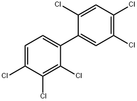 2,2,3,4,4,5-六氯联苯 结构式