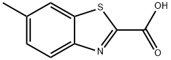 6-甲基苯并[D]噻唑-2-羧酸 结构式