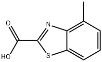 4-甲基苯并[D]噻唑-2-甲酸 结构式
