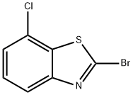 2-溴-7-氯-苯并噻唑 结构式
