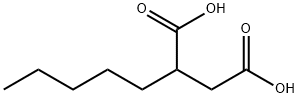 2-AMYL SUCCINIC ACID 结构式