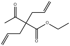 ethyl 2-acetyl-2-allylpent-4-ene-1-oate  结构式