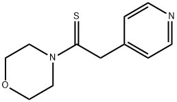 4-(4-PYRIDINETHIOACETYL)MORPHOLINE 结构式