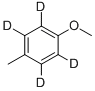 对甲氧基甲苯-D7 结构式