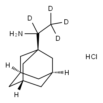 盐酸金刚乙胺-D4 结构式