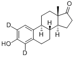 雌酚酮-D2 结构式