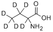 DL-2-氨基丁酸-D6 结构式