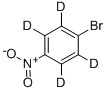 4-溴硝基苯-D4 结构式