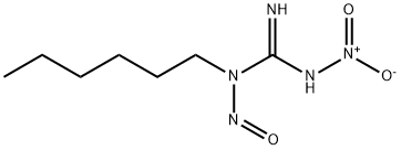 1-Hexyl-3-nitro-1-nitrosoguanidine 结构式