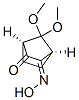 Bicyclo[2.2.1]heptane-2,3-dione, 7,7-dimethoxy-, monooxime, (1S,4R)- (9CI) 结构式