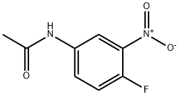 N-(4-氟-3-硝基苯基)乙酰胺 结构式