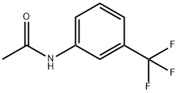 3-乙酰氨基三氟甲苯 结构式