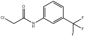 N-氯乙酰-3-(三氟甲基)苯胺 结构式