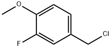 3-氟-4-甲氧基苄氯 结构式