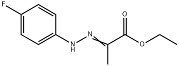 Propanoic acid, 2-(4-fluorophenylhydrazono)-, ethyl ester 结构式