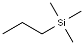 Trimethyl(propyl)silane 结构式