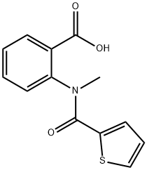 2-[METHYL(THIEN-2-YLCARBONYL)AMINO]BENZOIC ACID 结构式