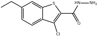 3-CHLORO-6-ETHYL-1-BENZOTHIOPHENE-2-CARBOHYDRAZIDE