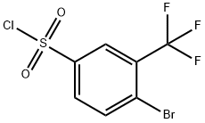 4-溴-3-(三氟甲基)苯磺酰基氯 结构式