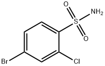 4-溴-2-氯苯磺胺 结构式