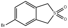 5-溴-1,3-二氢苯并[c]噻吩- 2,2-二氧化物 结构式