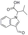 2-(3-formylindol-1-yl)-3-methylbutyric acid 结构式