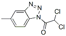 1H-Benzotriazole, 1-(dichloroacetyl)-5-methyl- (9CI) 结构式