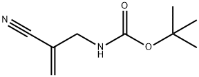 Carbamic acid, (2-cyano-2-propenyl)-, 1,1-dimethylethyl ester (9CI) 结构式