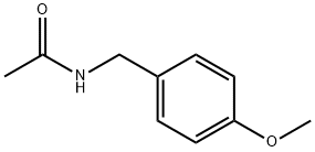 N-(对甲氧基苄基)乙酰胺 结构式