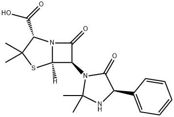 缩酮氨苄青霉素 结构式