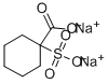 disodium 1-sulphonatocyclohexanecarboxylate  结构式