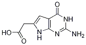 2-aMino-4,7-dihydro-4-oxo-3H-Pyrrolo[2,3-d]pyriMidine-6-acetic acid 结构式