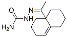 [1-(3,4,5,6,7,8-hexahydro-2H-naphthalen-4a-yl)ethylideneamino]urea 结构式